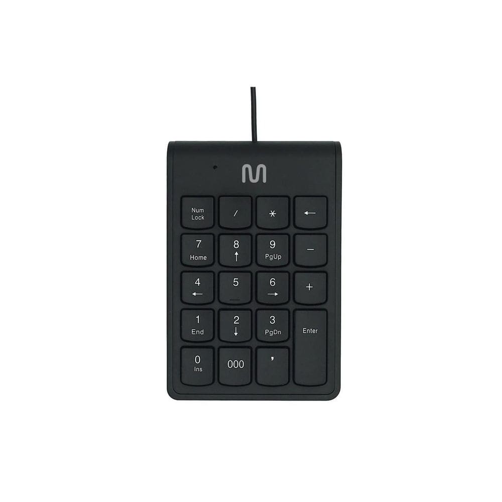 Teclado Numérico Tfn100, Com Fio, Usb, Cabo De 120cm, Com Tecla 000, Preto - Tc227