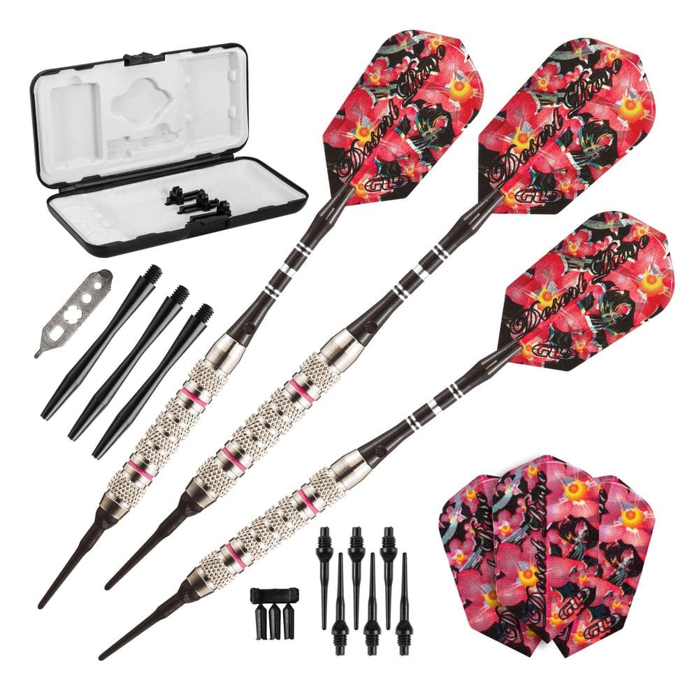 Dardos de ponta macia Viper Desert Rose 16 g com estojo rosa 20-0600-16