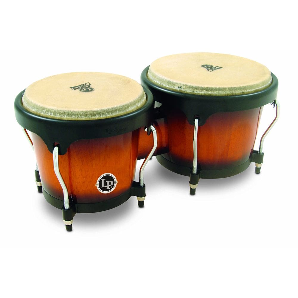 Bongos Latin Percussion Aspire Wood Vintage Sunburst LPA601