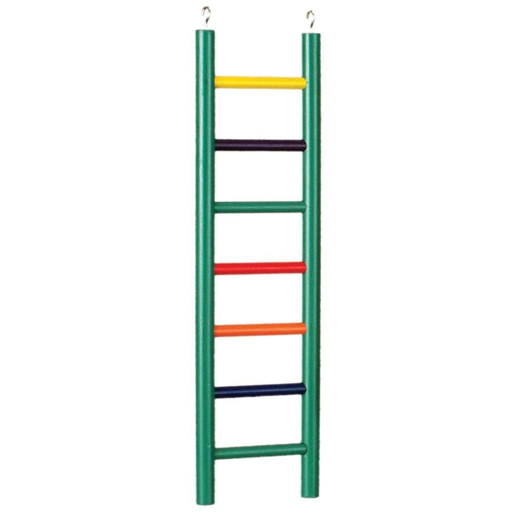 Escada de madeira para pássaros Prevue Hendryx 7 degraus com 38 cm de comprimento