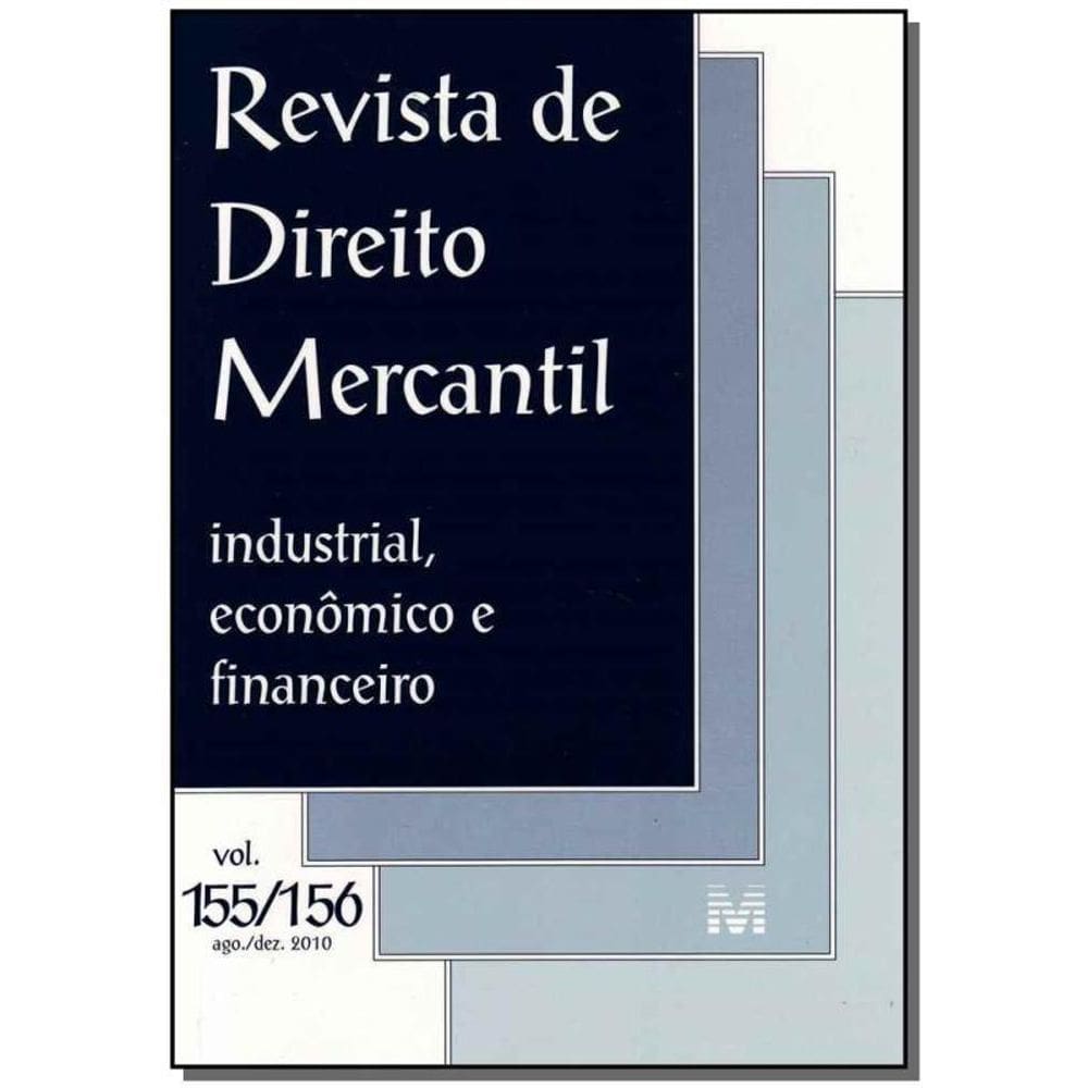 Revista De Direito Mercantil Vol. 155 / 156