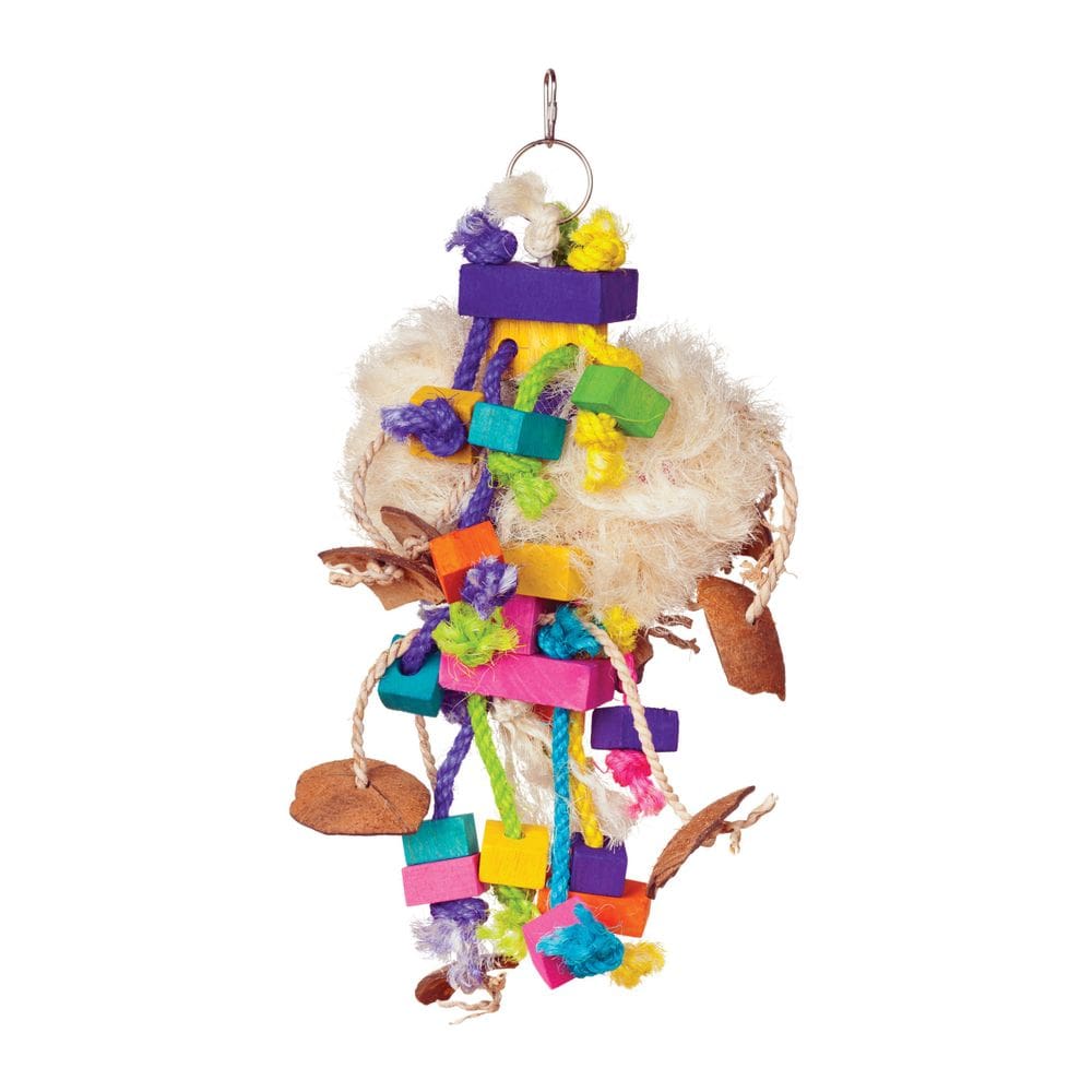 Brinquedo para pássaros Prevue Hendryx Bodacious Bites Tough Puff 35 cm