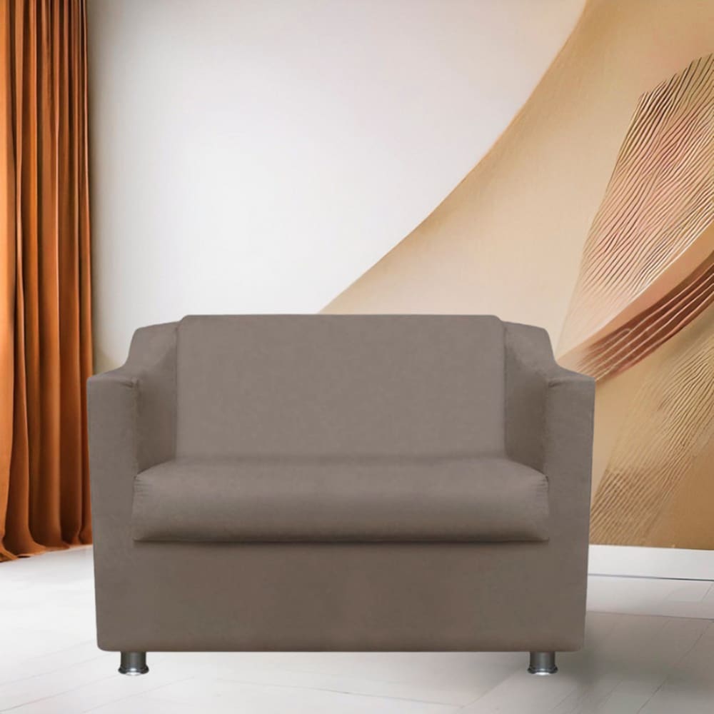 Namoradeira Bia Decorativa Reforçada Recepção Clinica Salão Sala De Estar Suede