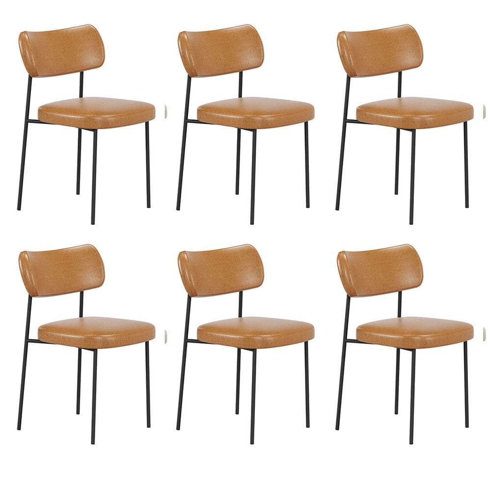 Kit 6 Cadeiras Camila Courissimo Para Sala Jantar Gourmet em Aço-EdeCasaMoveis