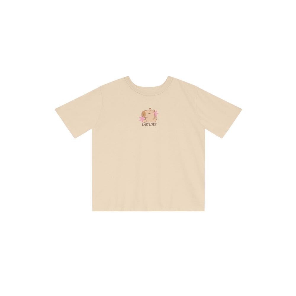 Blusa infantil menina de capivara Brandili Bege