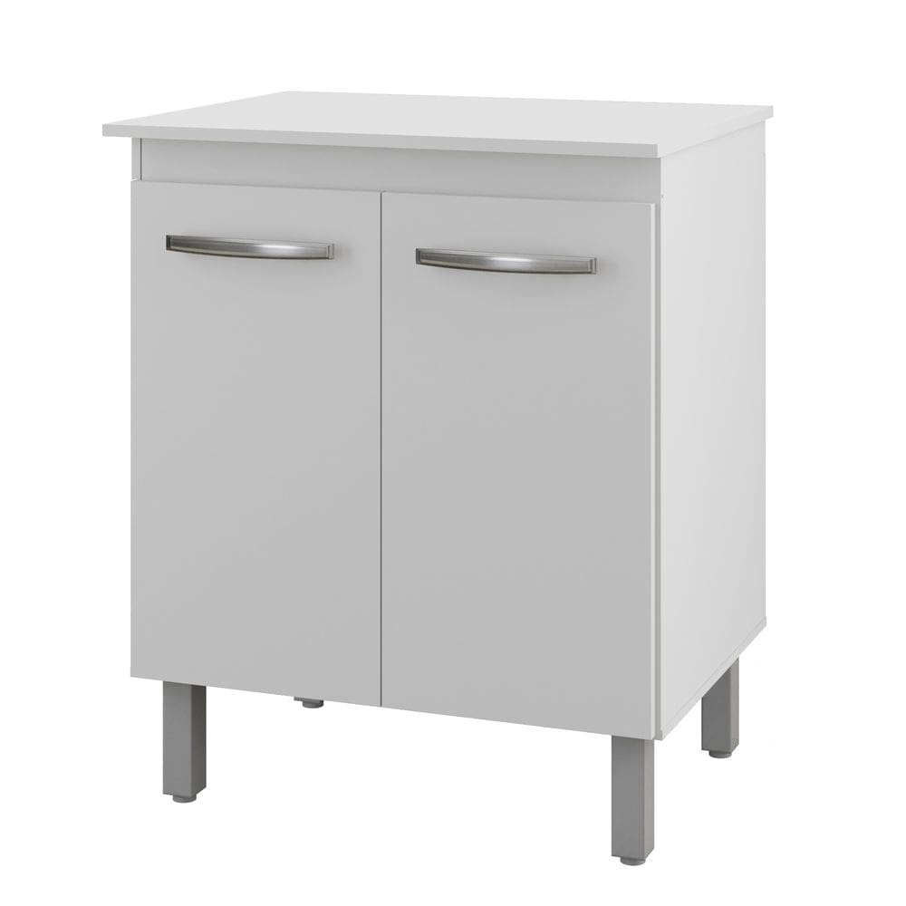 Balcão Multiuso para Forno e Micro-ondas Serena Branco - Moblis