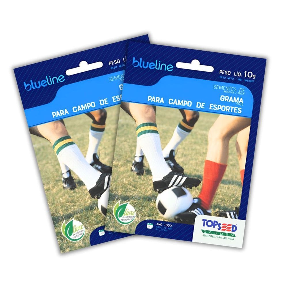 2x Semente Grama São Carlos Campo Esporte Blueline TOPSEED