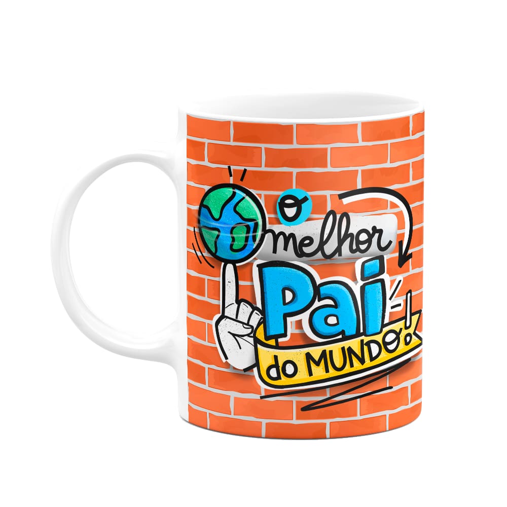 Caneca Pais - O melhor pai do mundo - Amigo - Parceiro