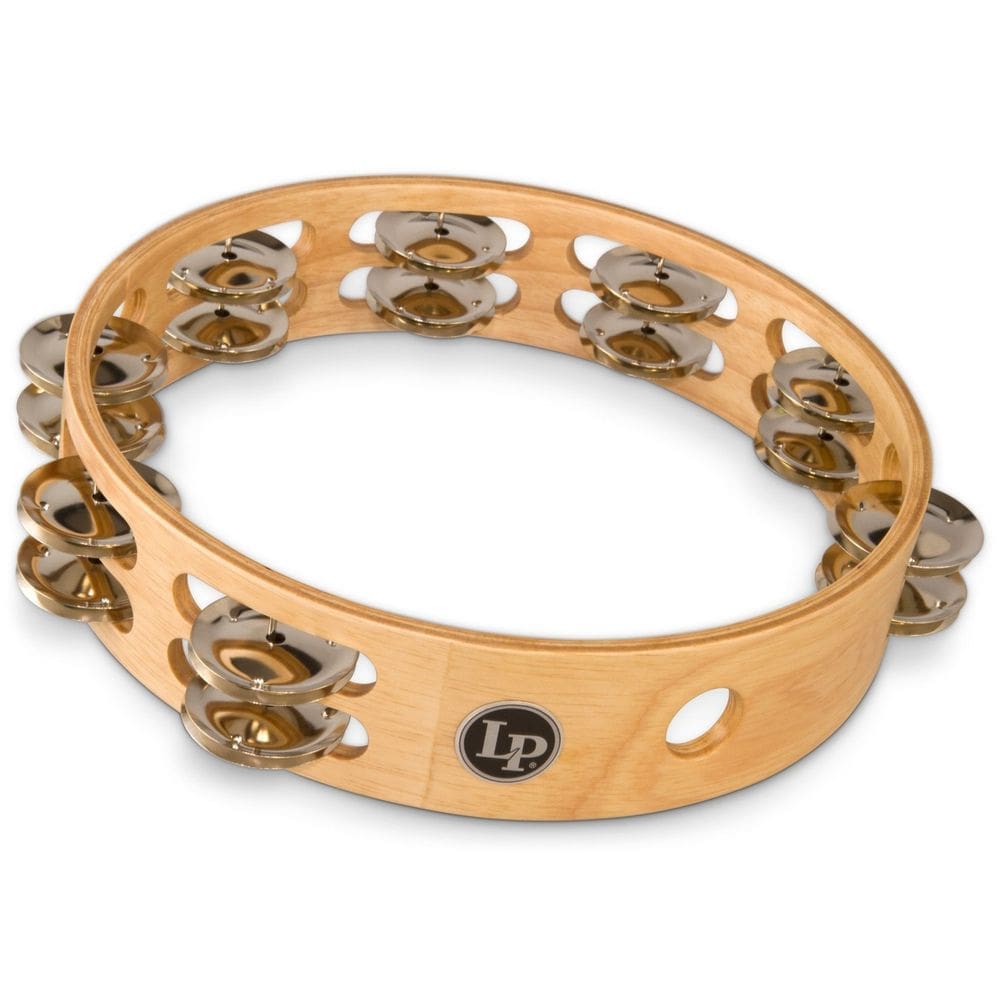 Pandeiro Latin Percussion LP380B LP Double Row de 10 polegadas