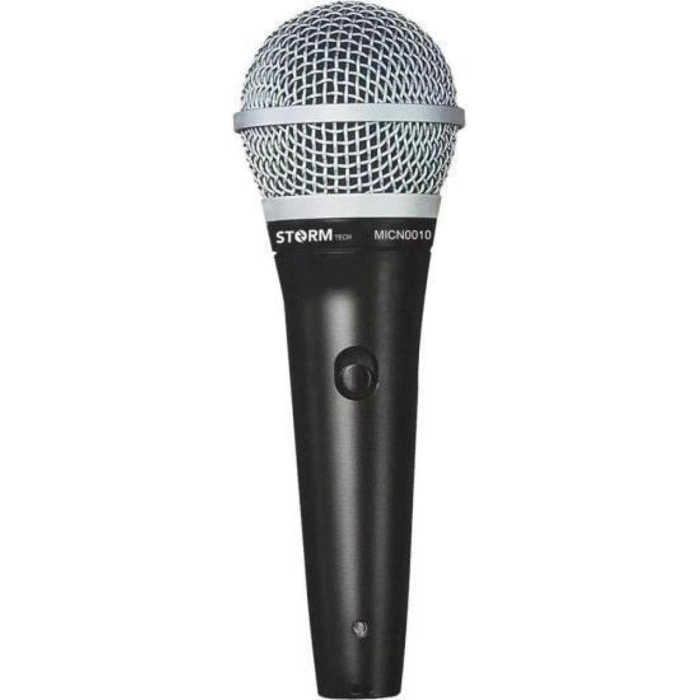 Microfone Com Fio Storm Micn00010 Preto