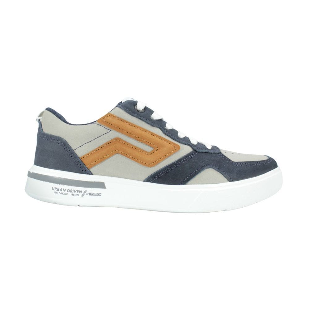 Sapatênis Casual Pegada Masculino em Couro Silver