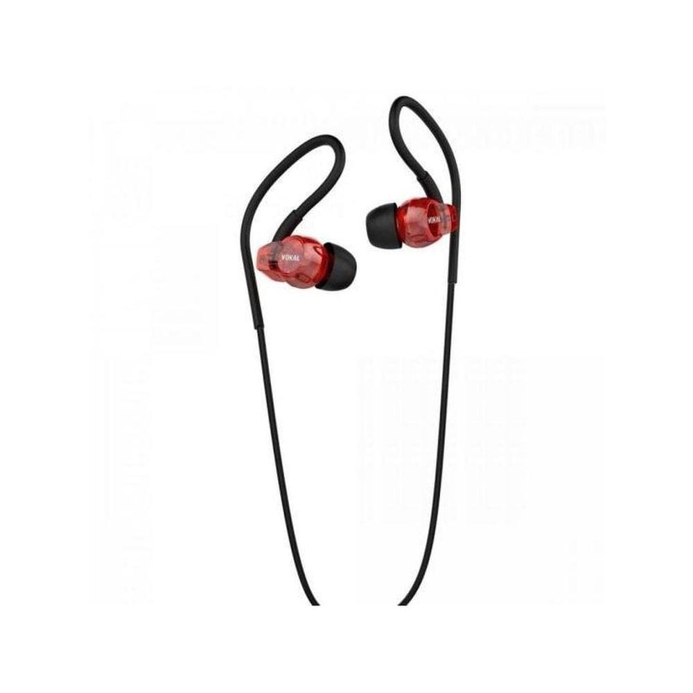 Fone de Ouvido Vokal E40 In Ear Vermelho