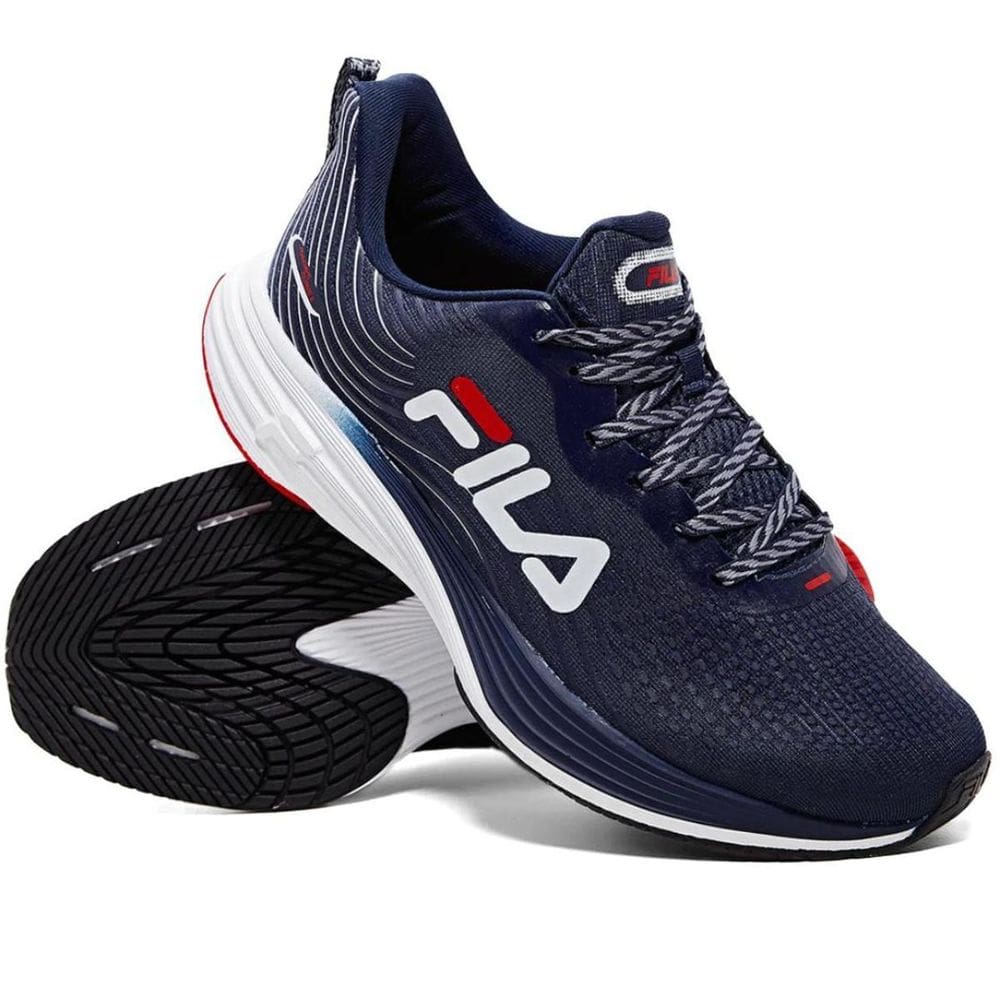 Tênis Fila Racer Curve 2 Masculino - Marinho e Branco