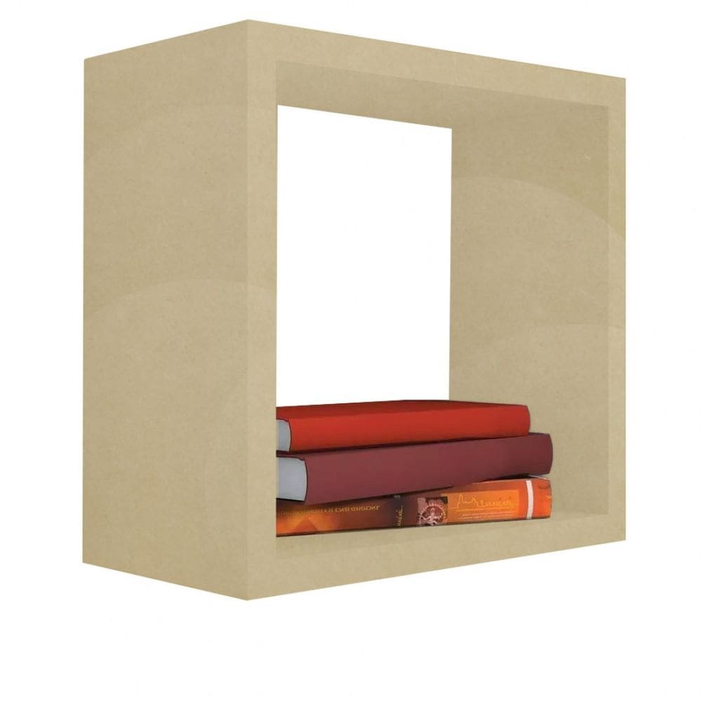 Nicho Decorativo 50X50X20 cm Em Md Natural