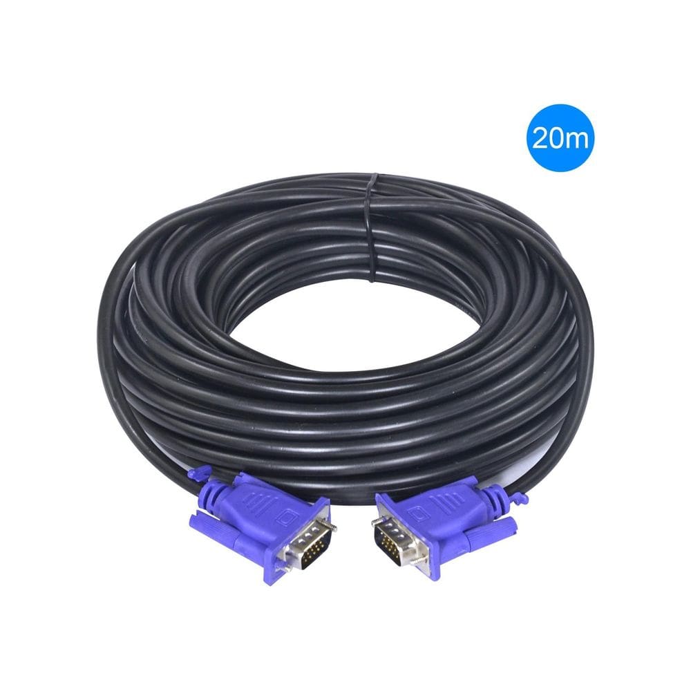 Cabo Vga D-sub 15 Pinos Para Monitor 20 Metros Vga-20