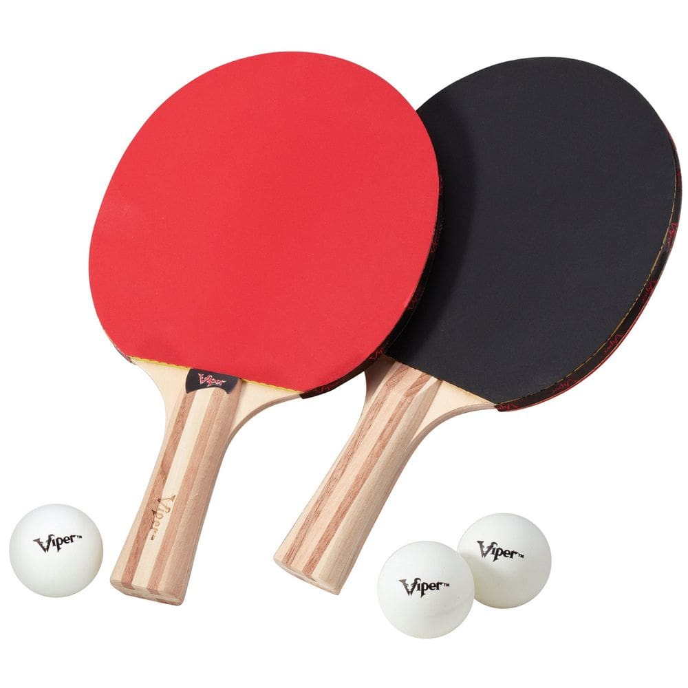 Conjunto de acessórios de tênis de mesa Viper by GLD Products com 2 raquetes e 3 bolas