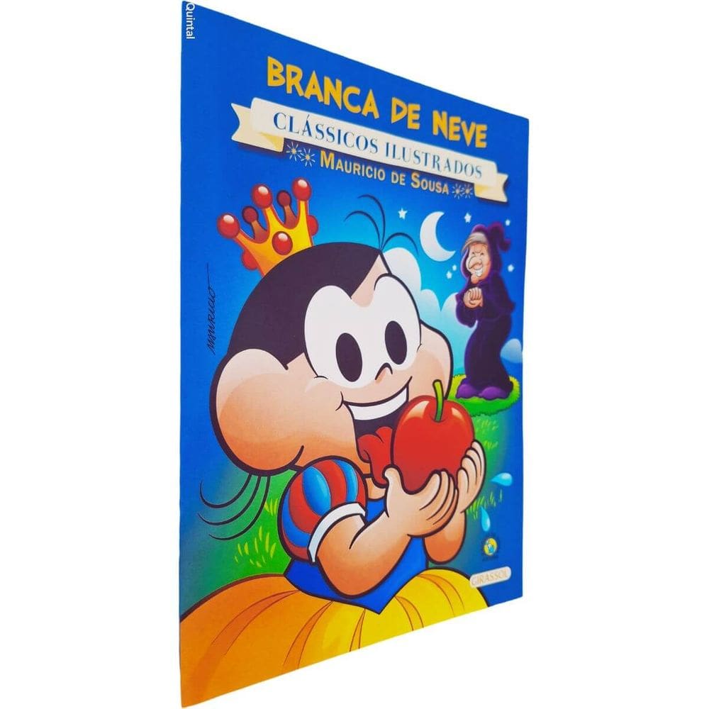 Branca de Neve Coleção Clássicos Ilustrados Turma da Mônica Mauricio de Sousa