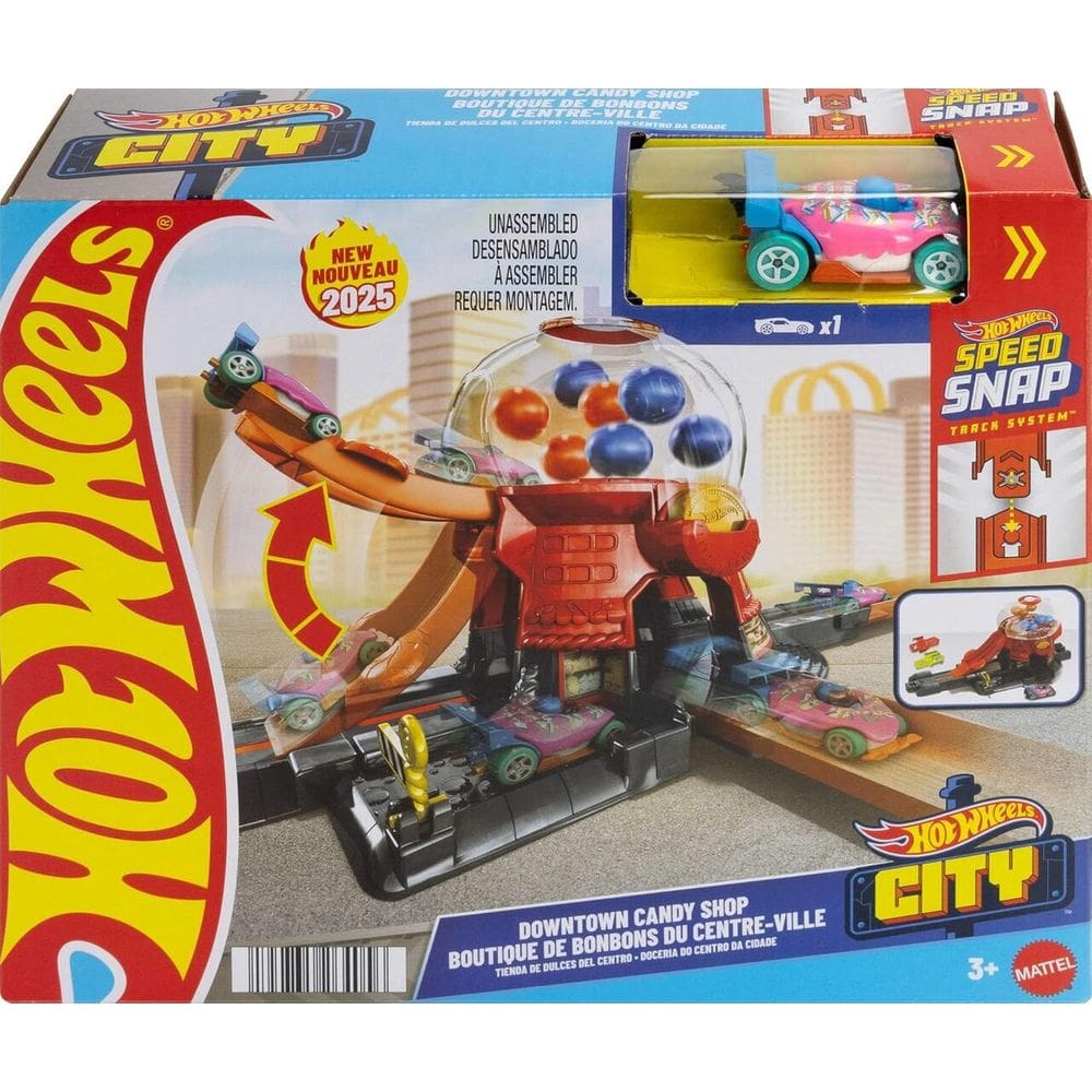 Pista Hot Wheels City Downton Loja De Doces Mattel - JBM62