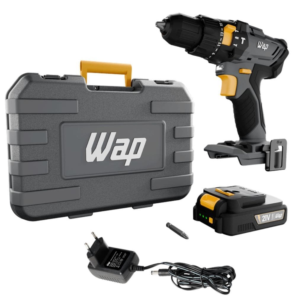 Furadeira E Parafusadeira De Impacto 3/8`` Profissional WAP
