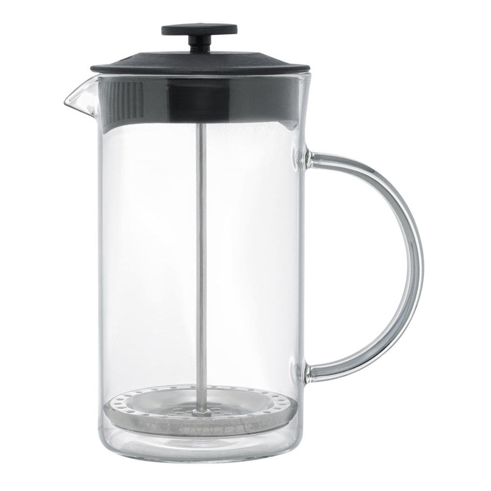 Cafeteira Francesa 600 ml em Vidro e Tampa de Plástico Preta Lyor
