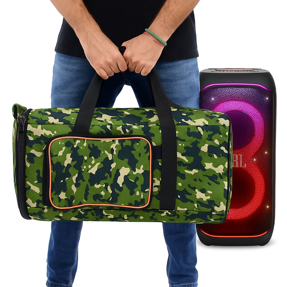 Bolsa Case Bag Para Partybox Club 120 Espumada Camuflada