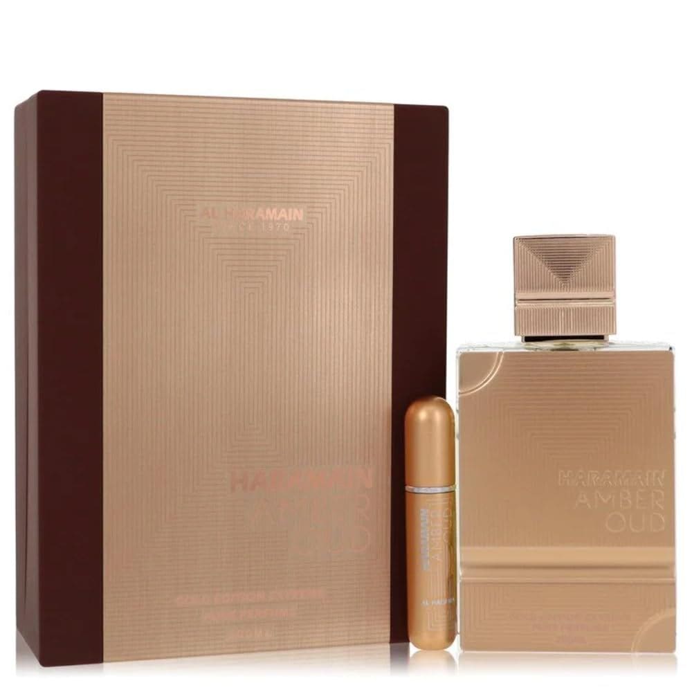 Conjunto de presentes Extreme Perfume Al Haramain Amber Oud