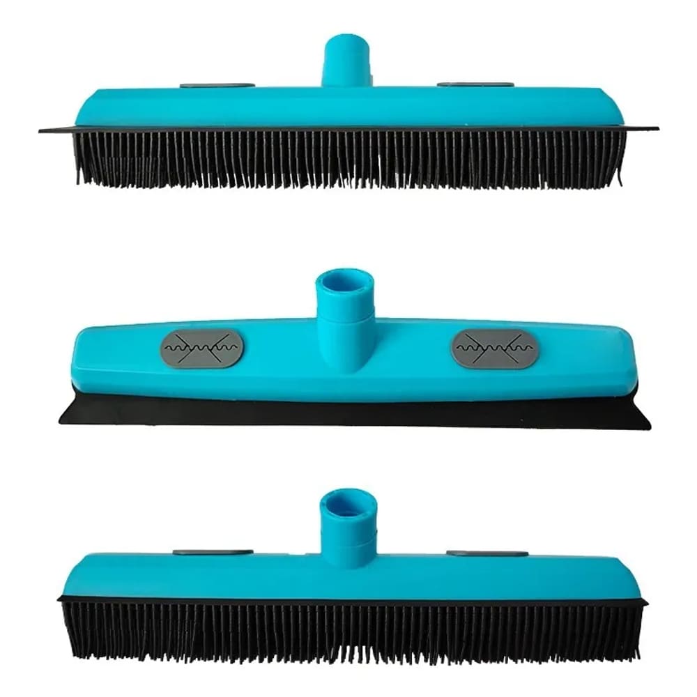 Vassoura Emborrachada Multiuso Rodo Tira Pelos Pó Poeira Salão Cabelereiro Sem Cabo