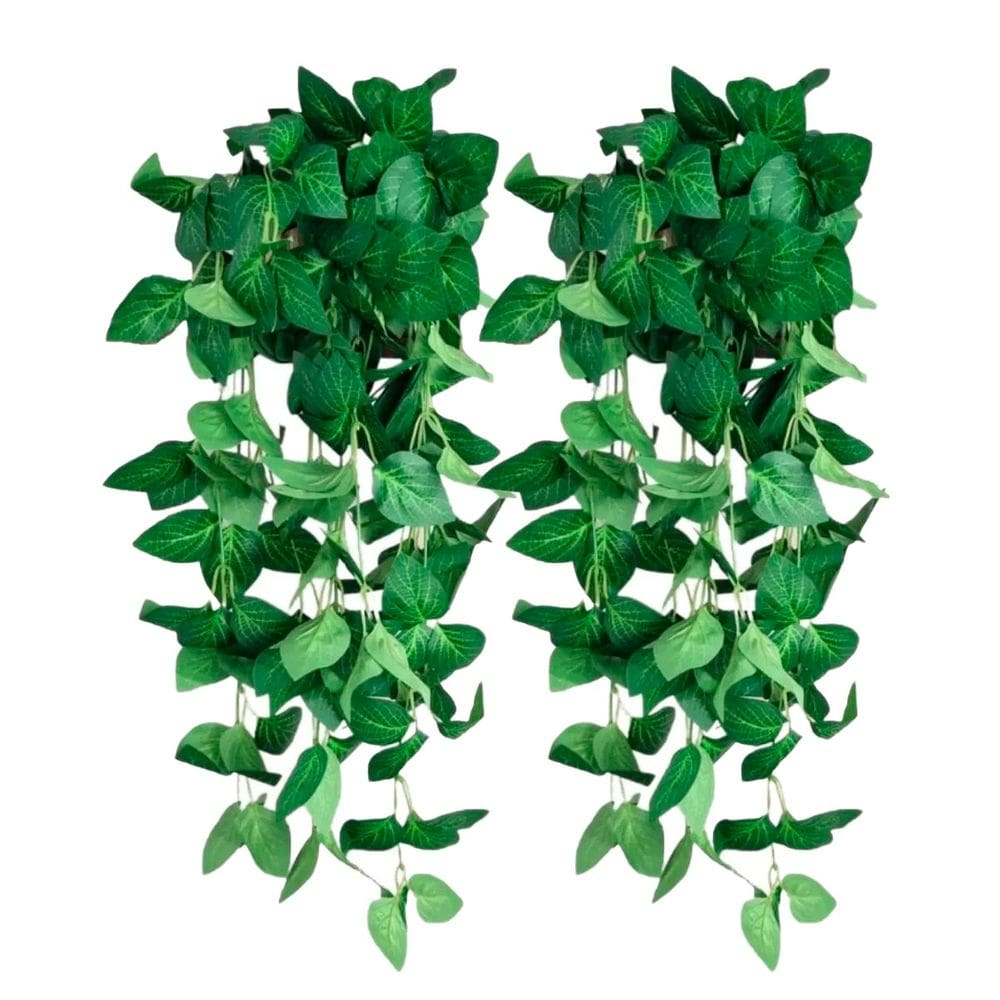 Kit 2 Planta Artificial Ornamental Jiboia Exótica Cultivo