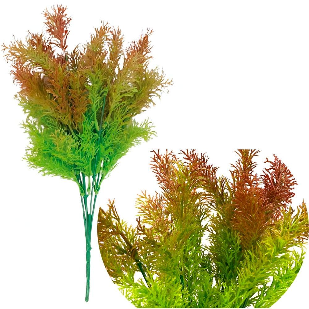 Kit 4 Algas Marinhas Artificiais Planta Oceano Praia 30cm
