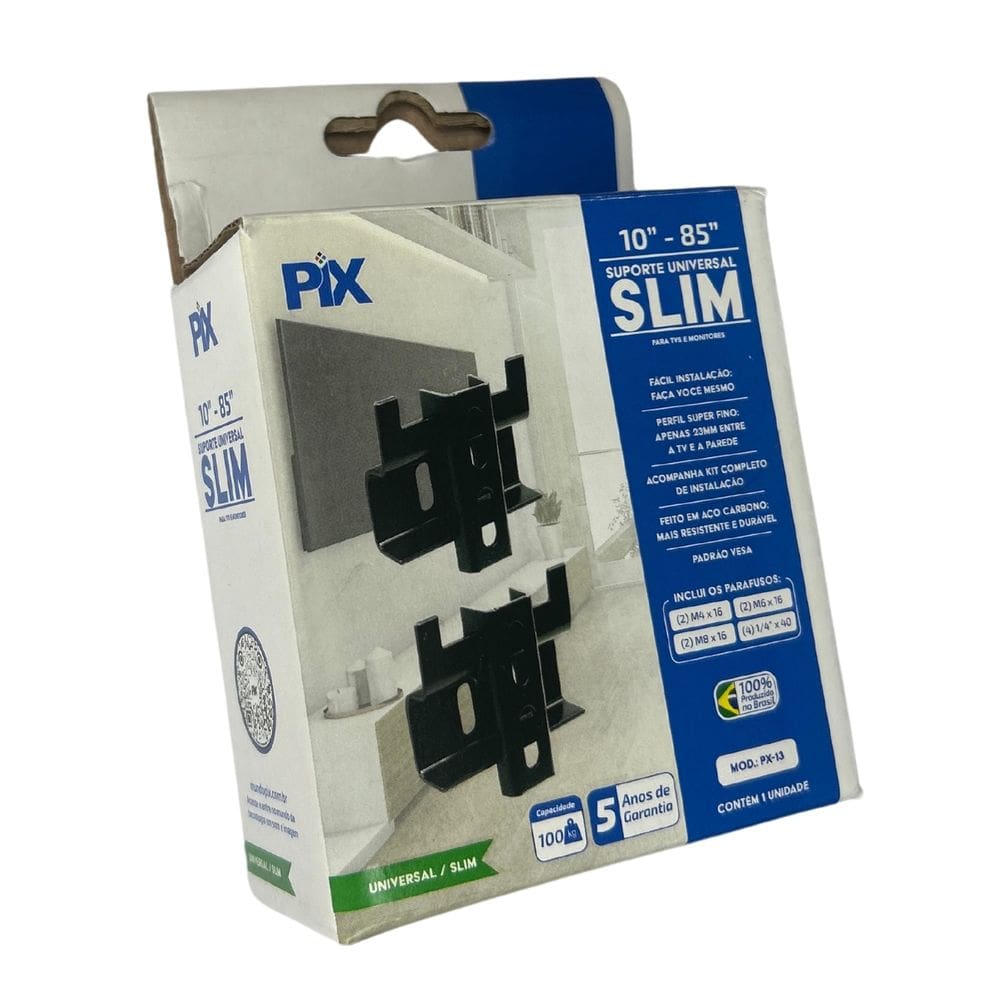 Suporte De Tv Fixo Universal Slim 10 A 85 Polegadas Tamanho:85 polegadas