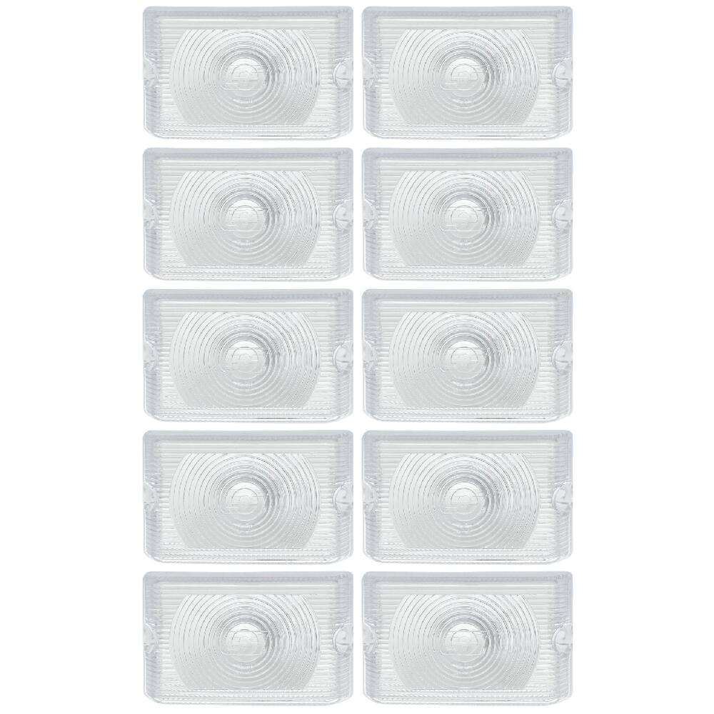 Lente Lanterna Lateral Caminhão Carreta Bau Kit 10 Pçs Gf30