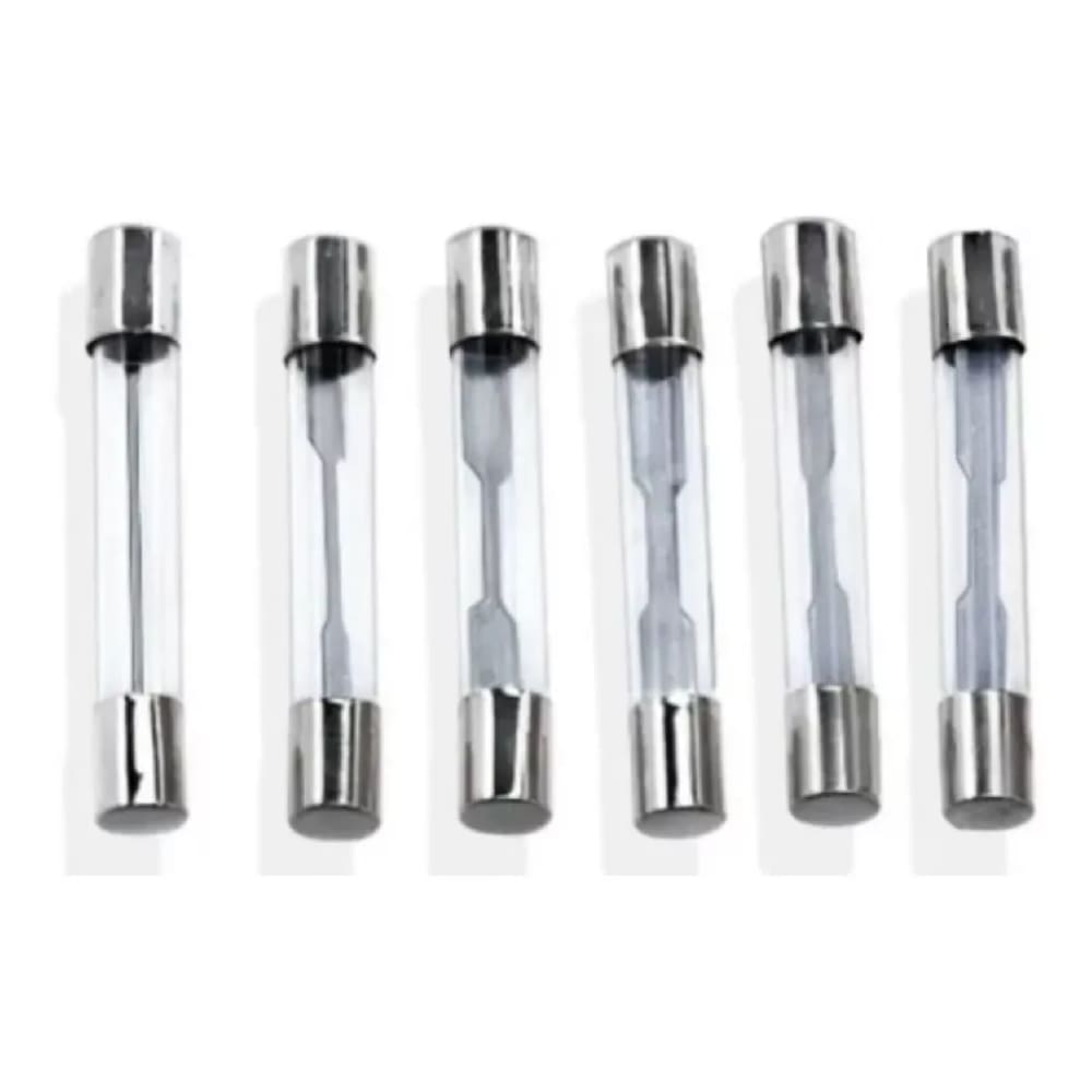 Kit Com 30 Fusivel Vidro 5 Amperes