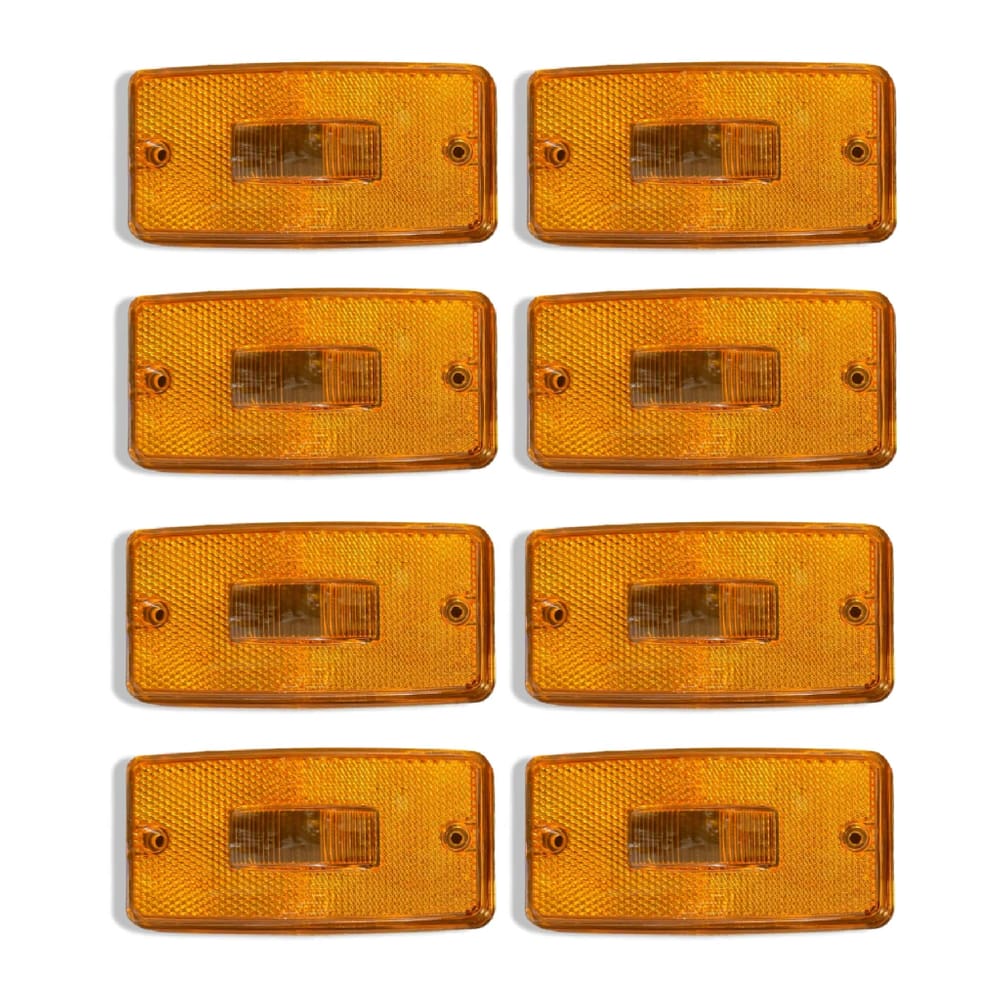 8 Lente Lanterna Lateral Caminhão Carreta Adaptação - Gf0.043