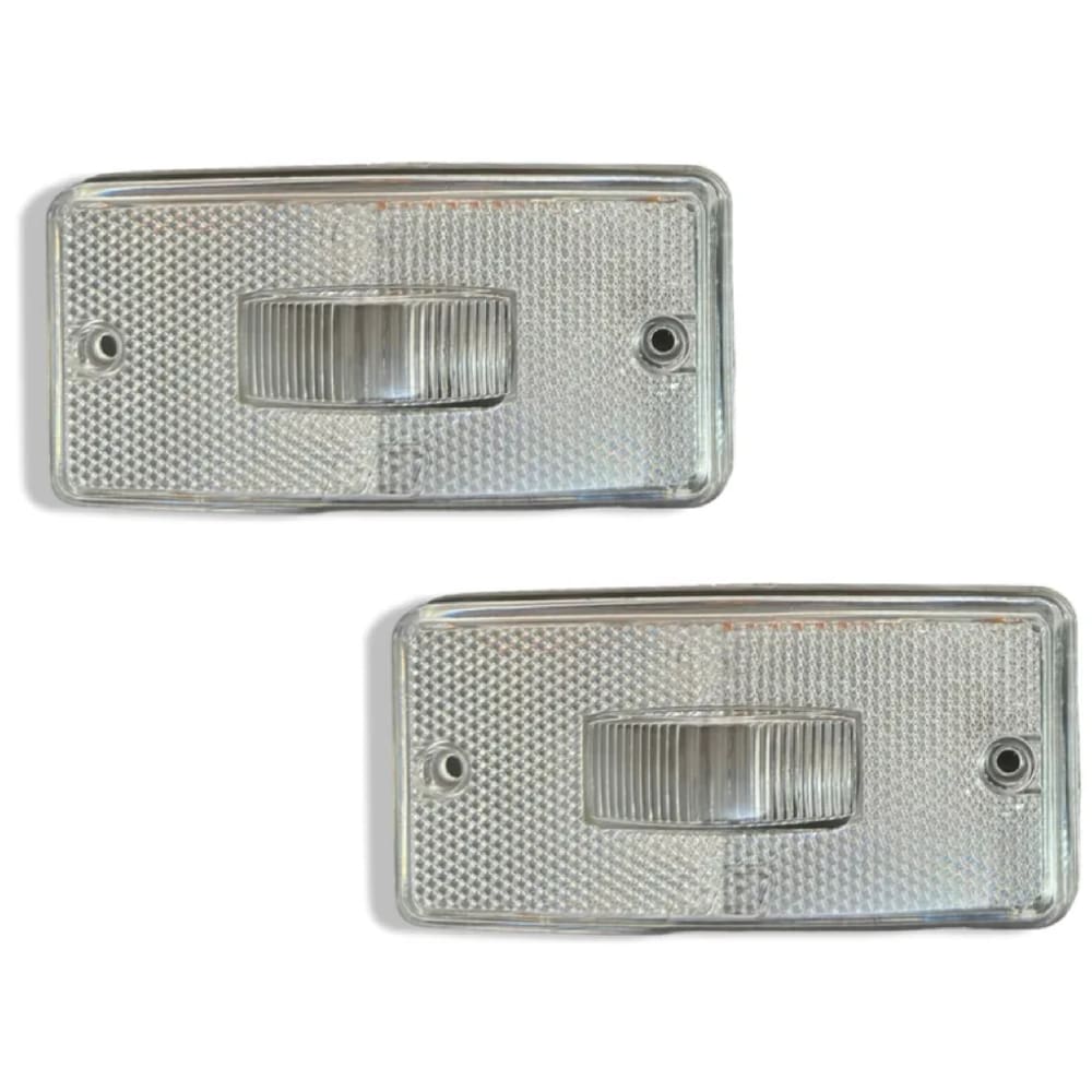 2 Lente Lanterna Lateral Caminhão Carreta Cristal Gf0.043