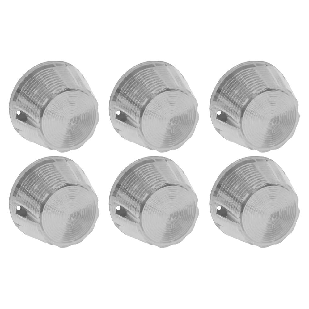 6 Lente Lanterna Lateral Modelo Pudim Cristal Gf0011cr
