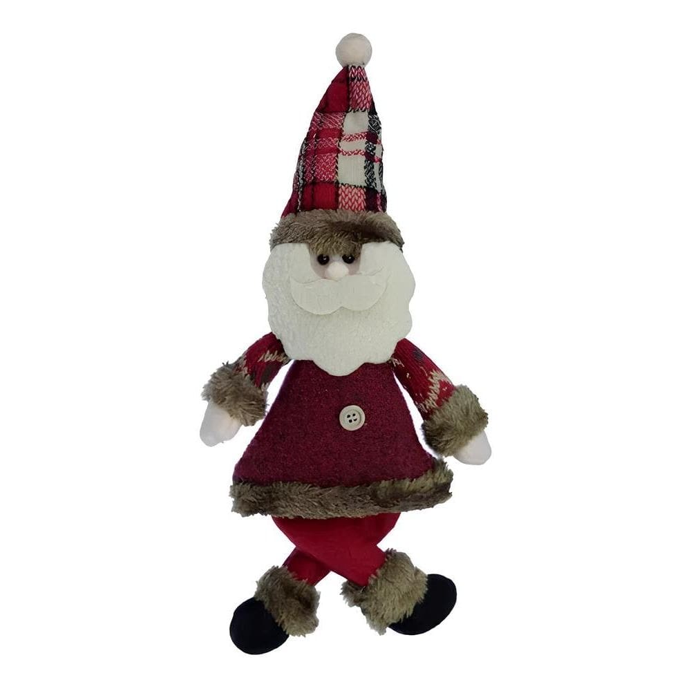 Boneco Papai Noel Natalino Pendente Árvore Natal Tecido 30cm