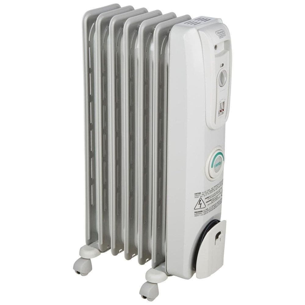 Aquecedor a Óleo Portátil 3 Configurações Temperatura Sem Montagem e Manutenção no Óleo, DELONGHI EW7707CM, Branco