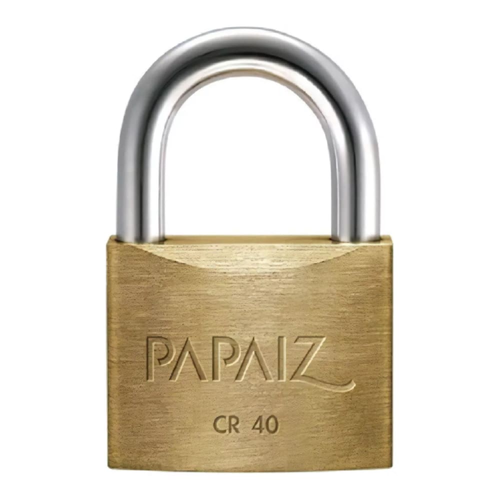 Cadeado De Latão Cr40 - Papaiz