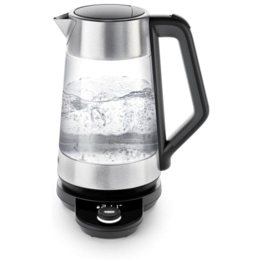 Chaleira Elétrica 2L, com Controle de Temperatura e Aço Inoxidável, 1500W, 110v, OXO 8716900, Cinza