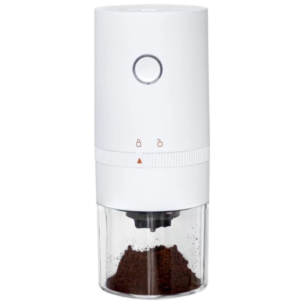 Moedor de Café em Grãos 15g com Controle de Velocidade, 110v, ELEPHANTNUM CSEGc, Branco