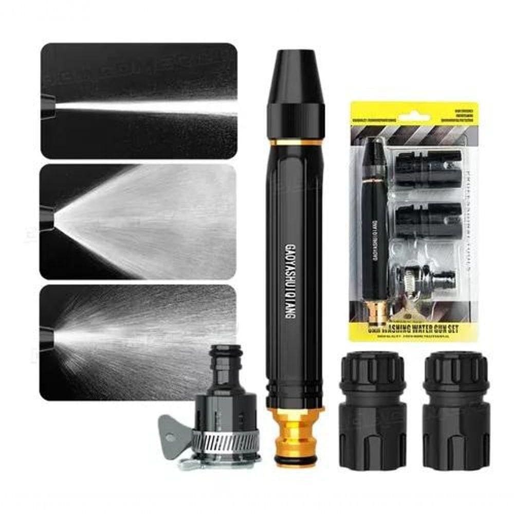 Bico Alta Pressão Jato Mangueira água Kit 4 Pçs Lava Carro