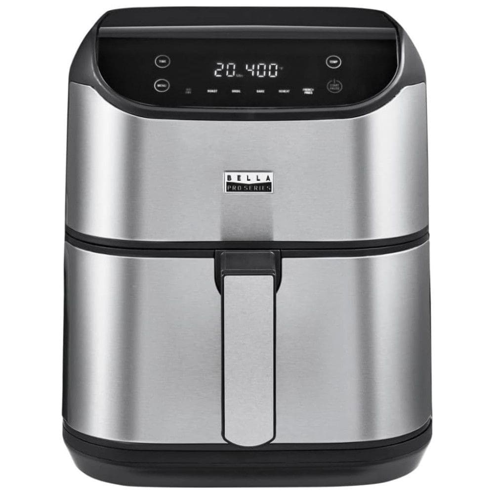 Air Fryer 6 Litros com Painel Controle Digital, 110V 1500W, Bella Pro Series, Preta