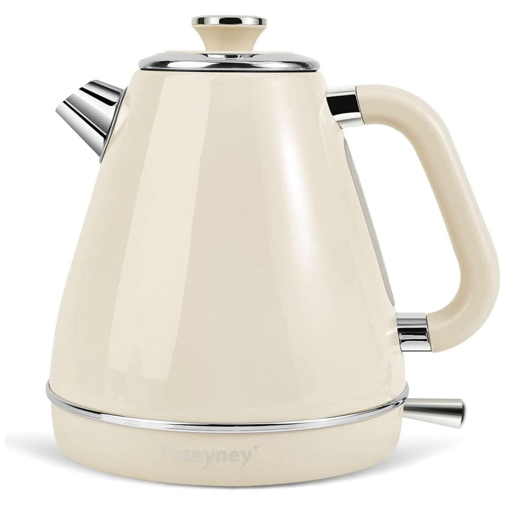 Chaleira Elétrica Retrô Pateyney 1,7 Litros com Termostato 1200W 110V Creme