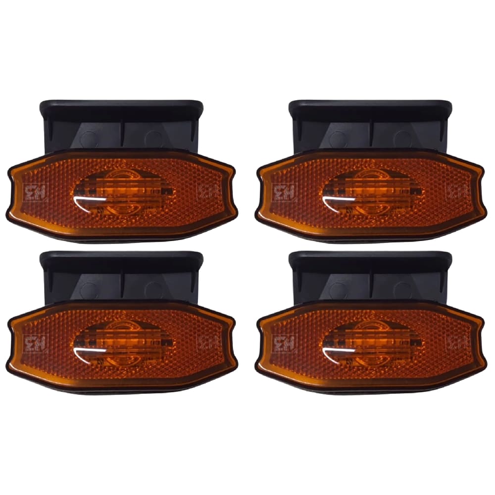 Lanterna Lateral Led Exclusive C/suporte Sem Vigia Kit 4 Un