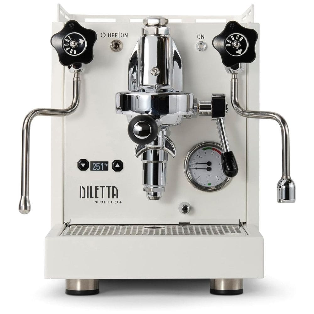 Máquina de Café Expresso em Aço Inoxidável com Controle de Temperatura PID e Modo Ecológico de Baixo Consumo, 110V 1500W, Diletta Bello,