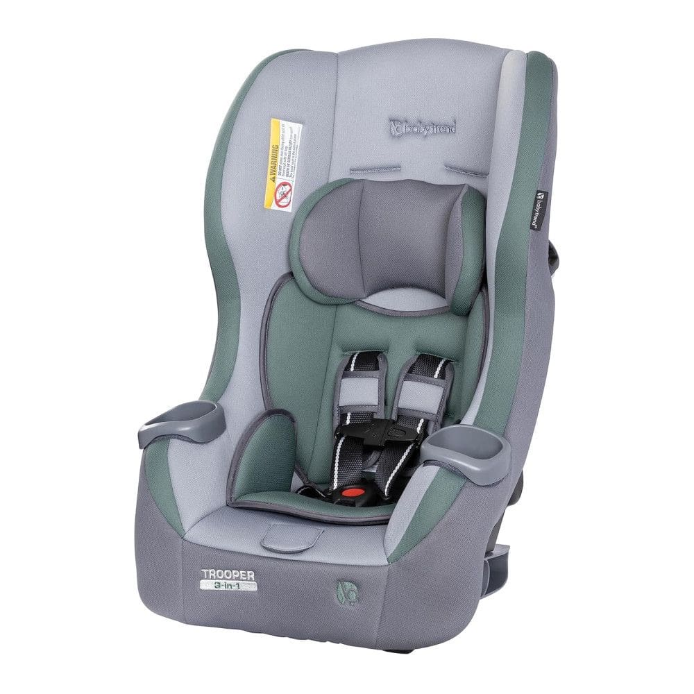 Cadeira de Bebê para Carro, Conversível 3 em 1 para Crianças de 2 a 29 kg, Baby Trend Trooper, Verde e Cinza