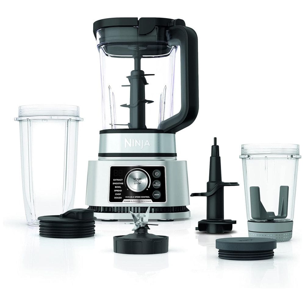 Liquidificador Ninja Foodi Power Blender Processor System com Fabricante de Smoothie Bowls e Extrator de Nutrientes, Edição Canadense,