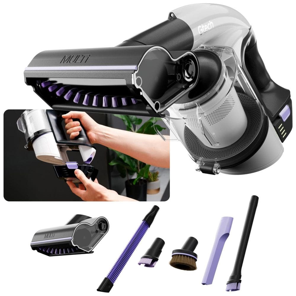 Aspirador de Pó Portátil Gtech Multi Platinum Sem Fio - Leve, Poderoso e com 30 Minutos de Autonomia