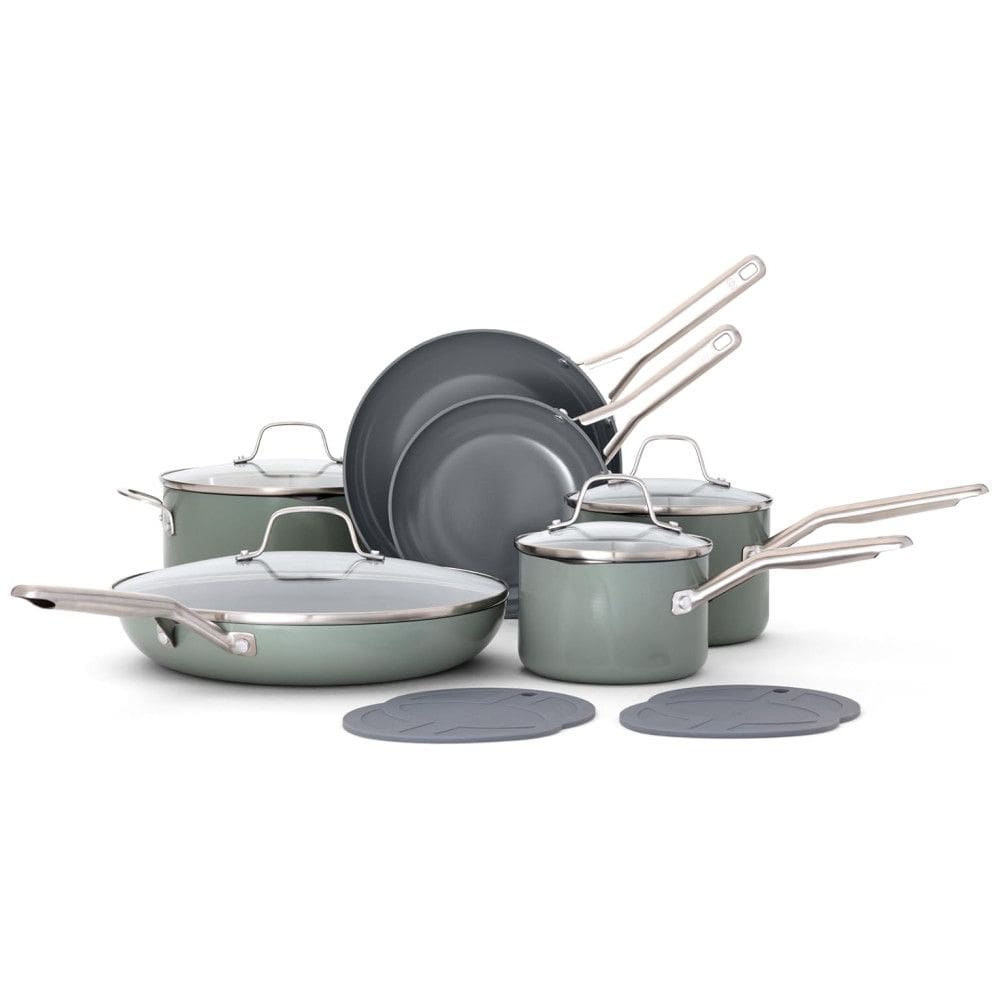 Conjunto de Panelas Calphalon Ceramic Nonstick de 12 peças