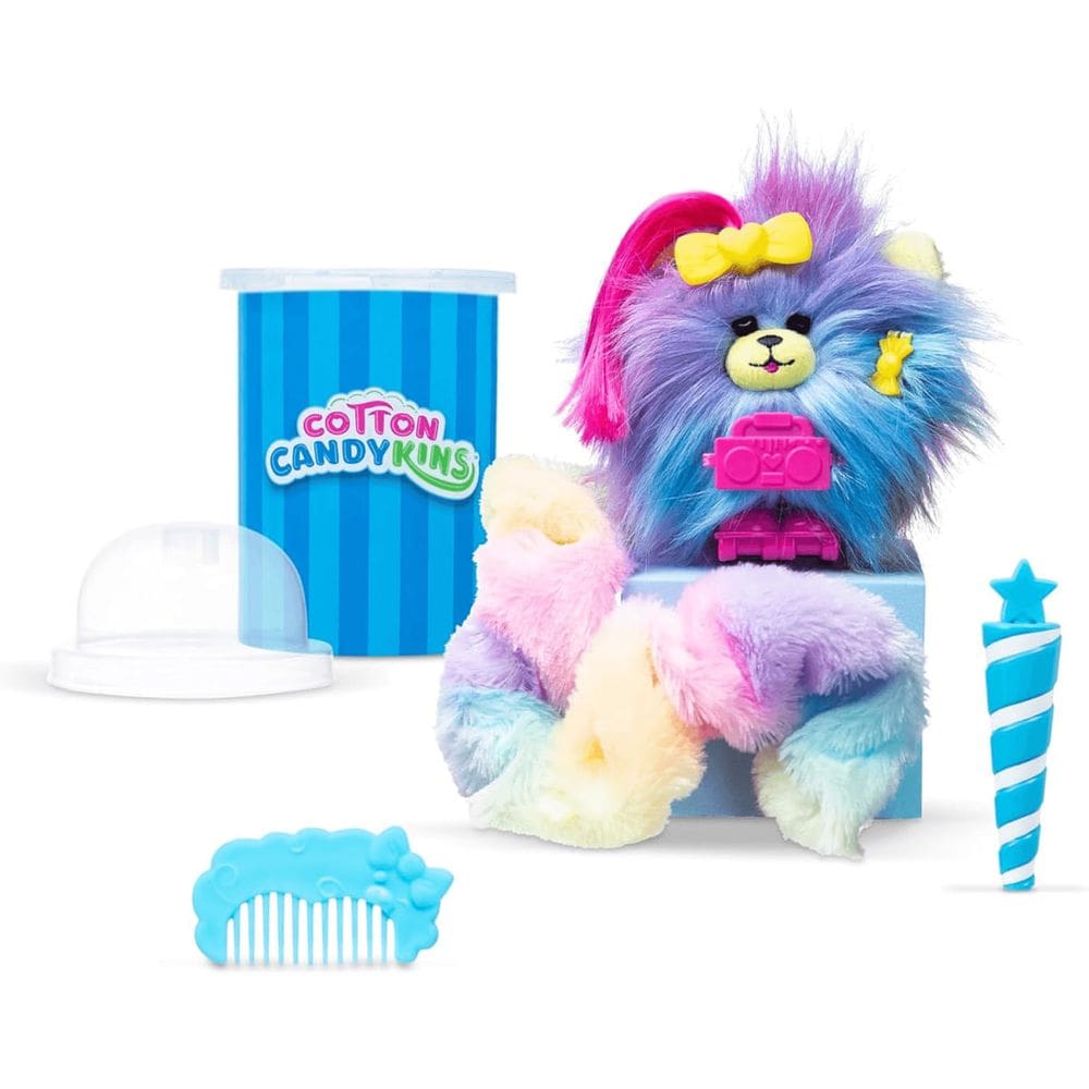 Cotton Candykins Pelucia PET Surpresa Serie 1 Multikids - BR2259 - Azul MULTIKIDS
